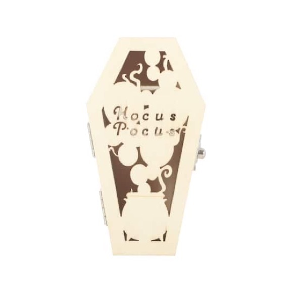 4" Hocus Pocus Coffin DIY LED Plywood Décor by Make Market Halloween Decoration - Picture 1 of 4